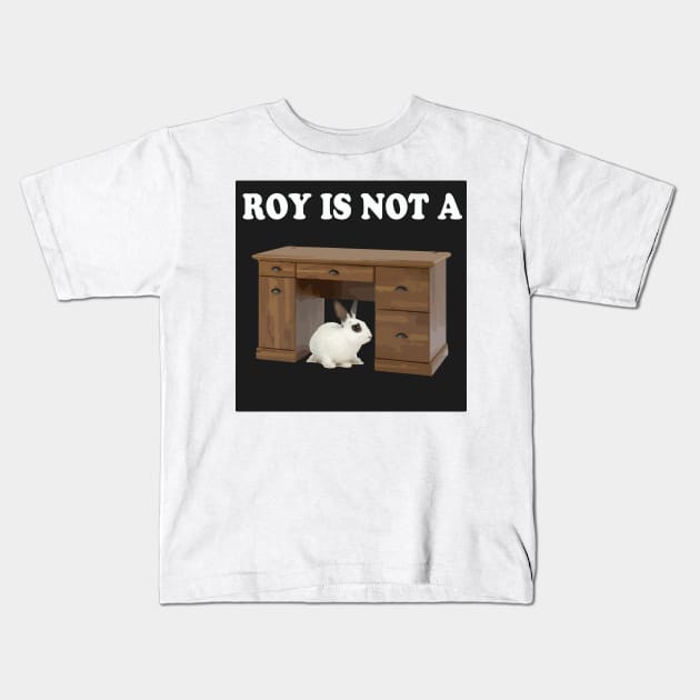 desk rabbit Kids T-Shirt by dflynndesigns